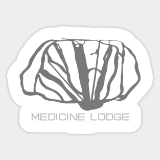 Medicine Lodge Resort 3D Sticker